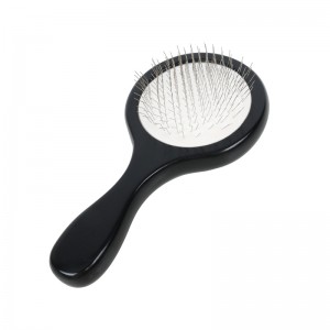Factory Wholesale Custom Logo Wooden Cat Hair Pin Brush Dog Pet Grooming Slicker Brush