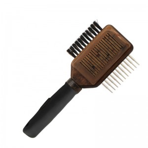 Factory Wholesale Custom Logo Multifunction Four Sided Sfle Cleaning Pet Pin Brush Cat Dog Grooming Brush