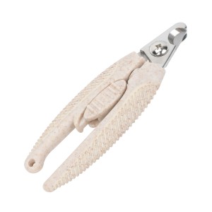 Custom Logo Biodegradable Wheat Straw Cat Nail Cutter Pet Dog Nail Clipper