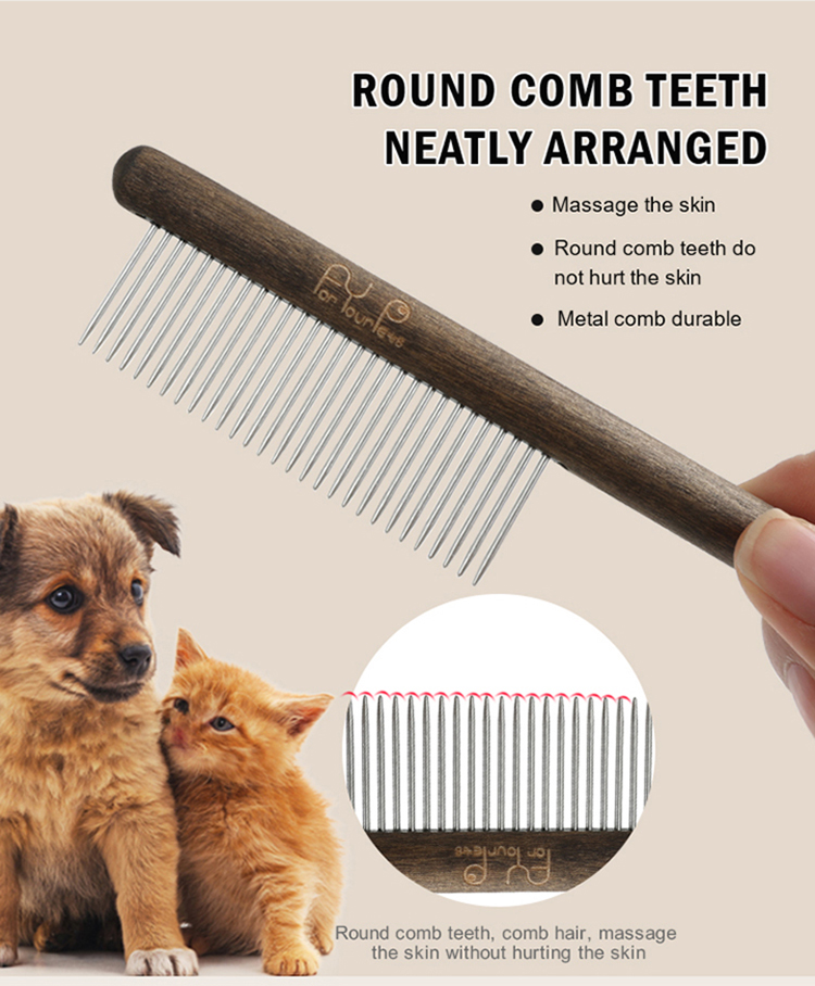Five Style Wooden Handle Long Short Teeth