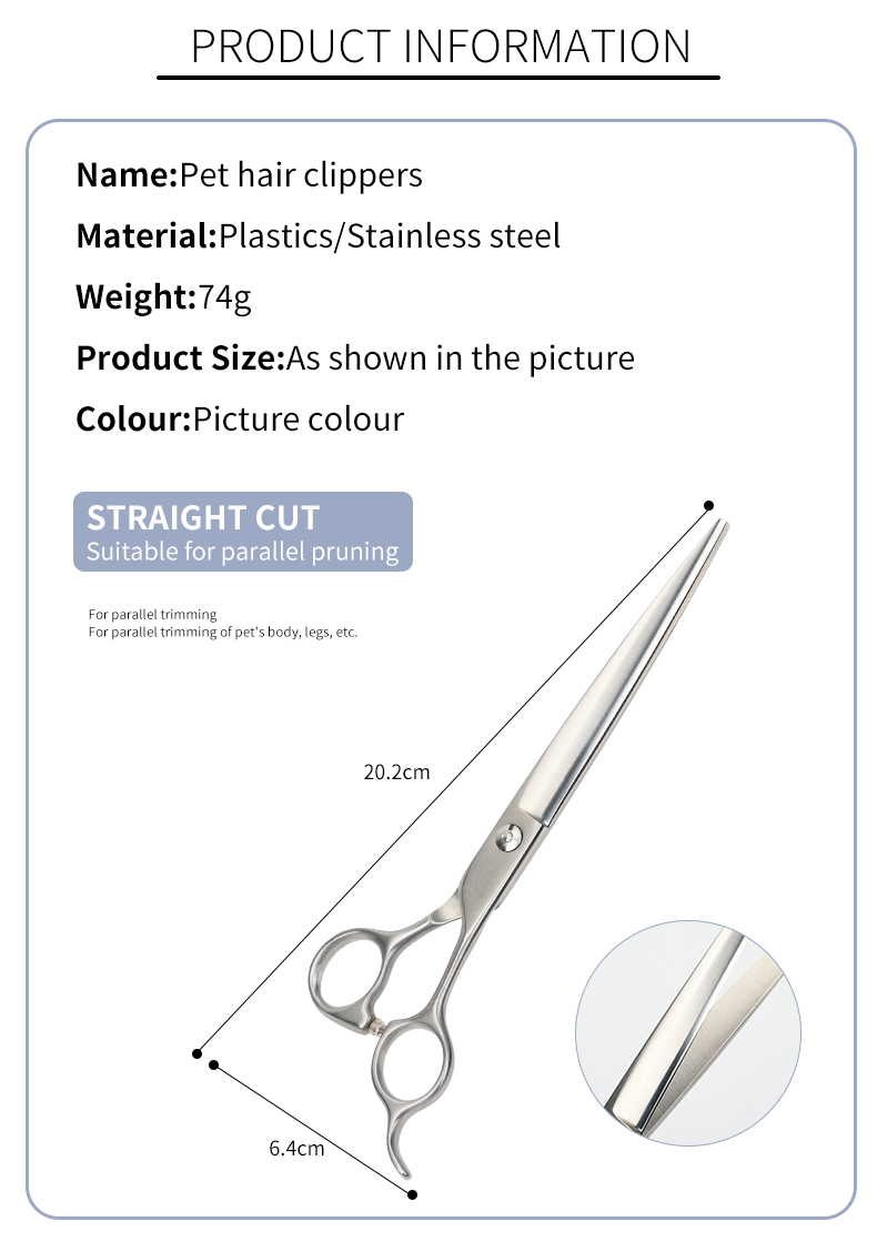 Pet Dog Hair Grooming Scissors Kit