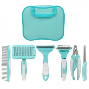 Pet Cleaning Grooming Products Cat Grooming Tool Kit, Dog Pet Brush Set, Luxury Pet Grooming Kit