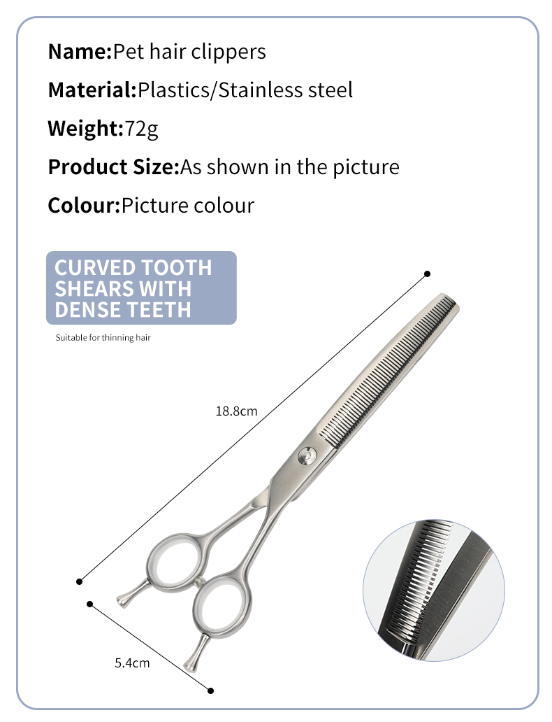  Pet Dog Hair Grooming Scissors Kit