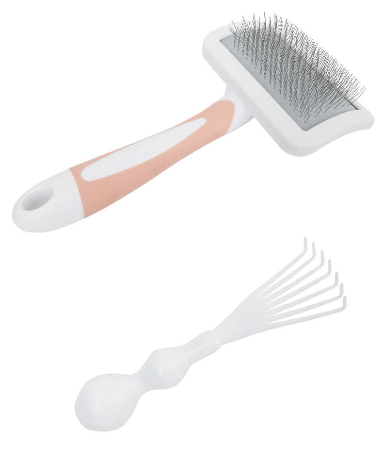 4 in 1 Grooming Flea Slicker Hair Comb Set Dog Brush Kit for Small Dogs