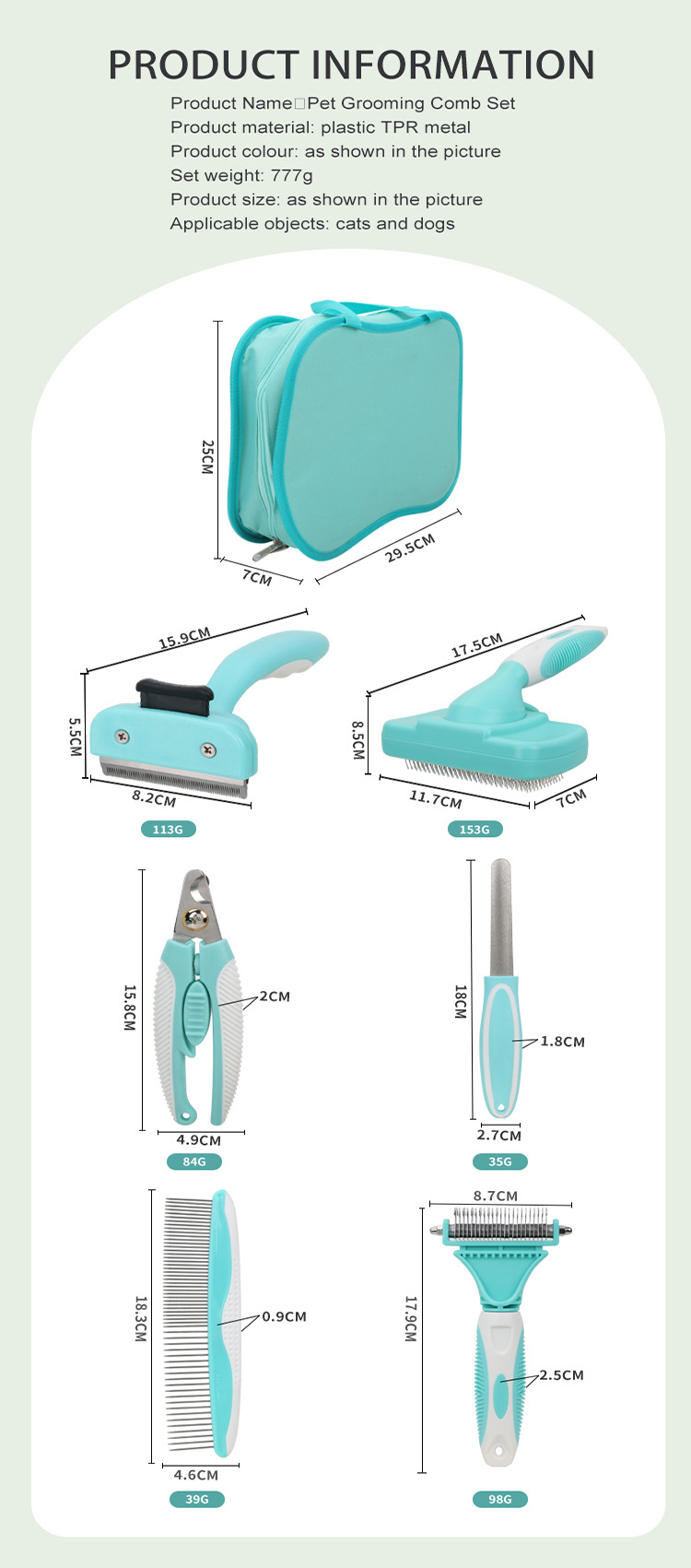 Pet Grooming Kit
