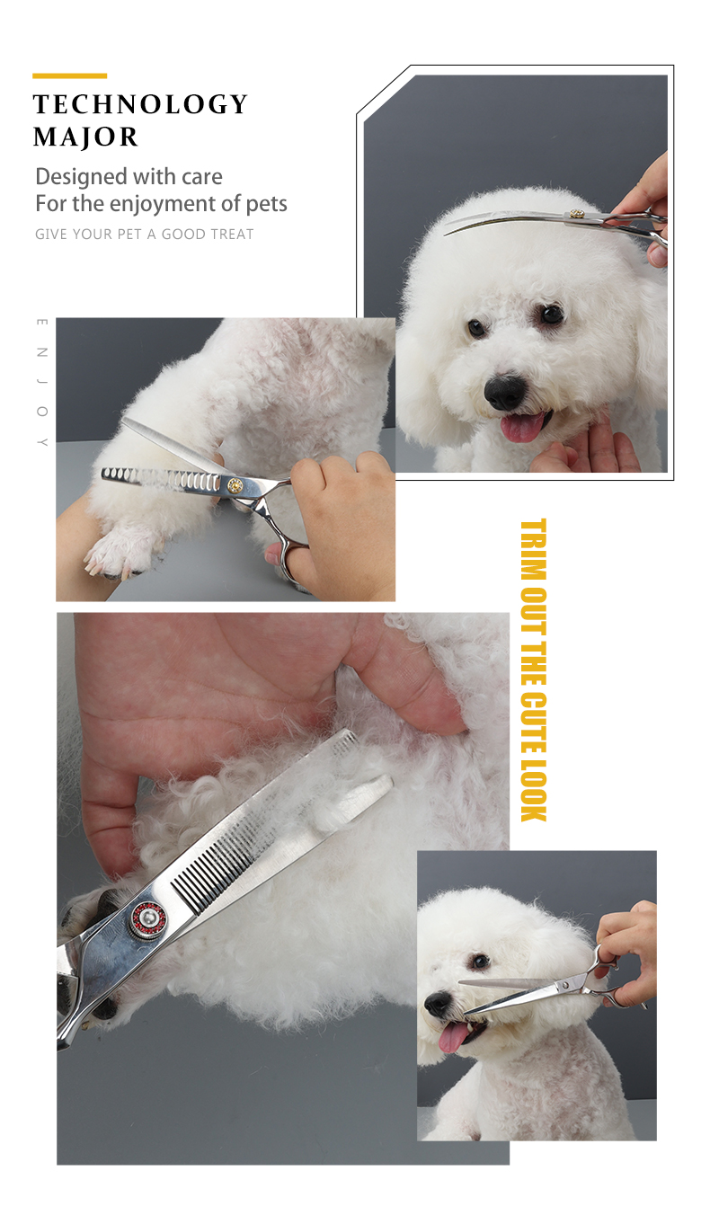  Pet Dog Hair Grooming Scissors Kit