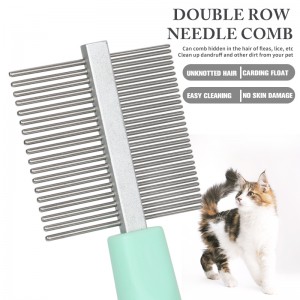 Factory Wholesale 5 in 1 Plastic Cat Hair Cleaning Tool Dog Pet Grooming Comb Brush Set Pet Grooming Products