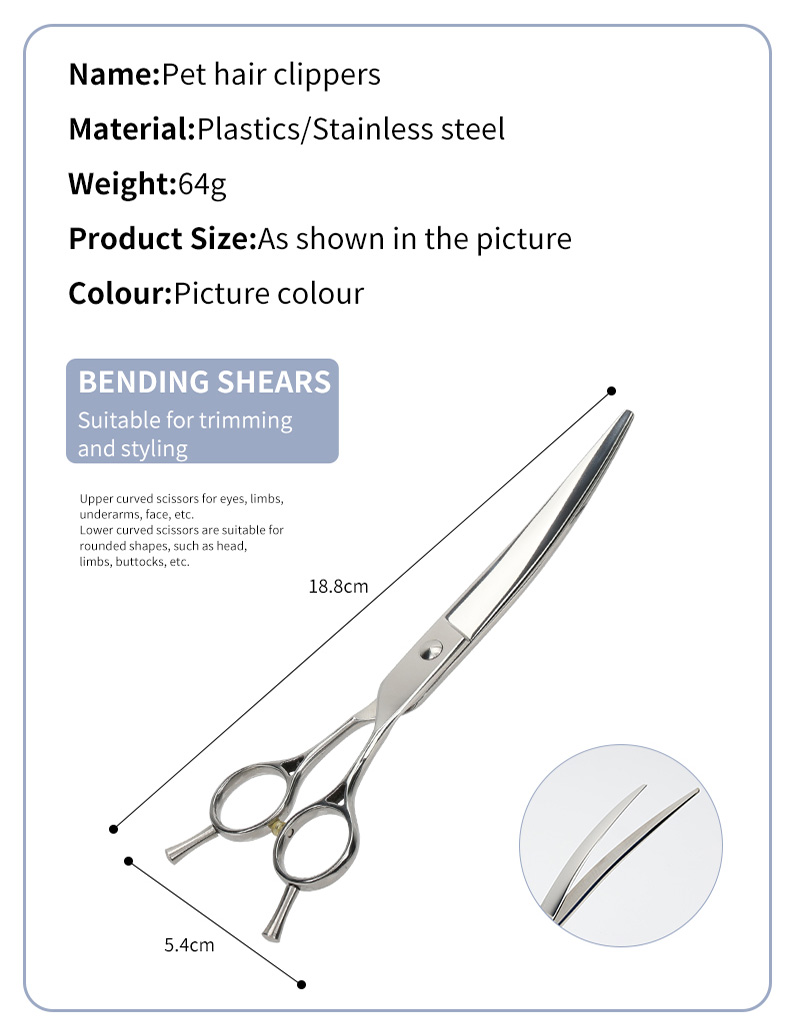  Pet Dog Hair Grooming Scissors Kit