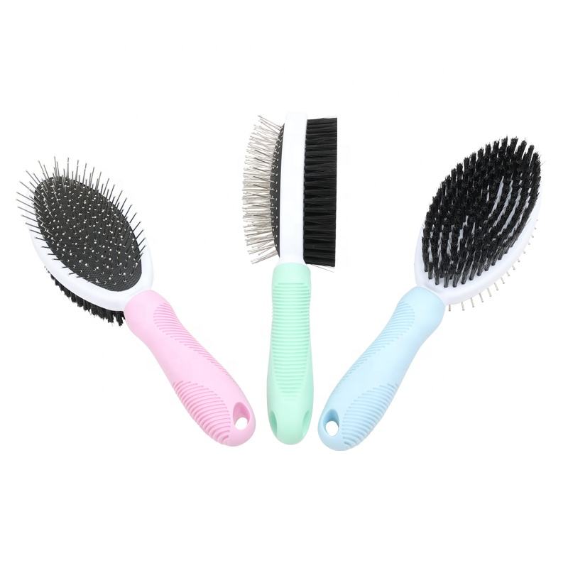 Custom Logo Double Sided Pet Grooming Brush