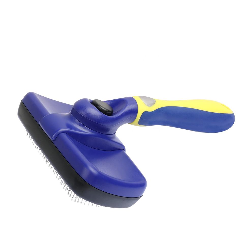 Custom Logo Self Cleaning Cat Hair Grooming Tool 1