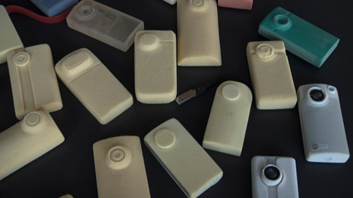 Prototypes of the Flip Mino video recorder