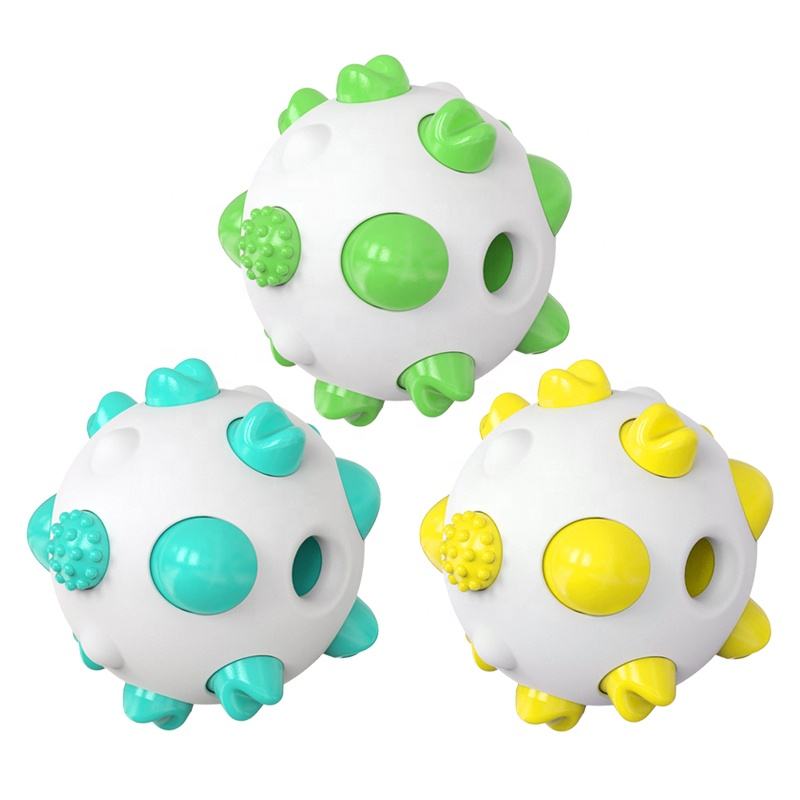 Funny Durable Rubber Pet Dog Toothbrush Chew Ball Toys
