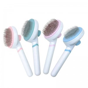 Self Cleaning Cat Needle Brush Dog  Pet Hair Grooming Slicker Brush