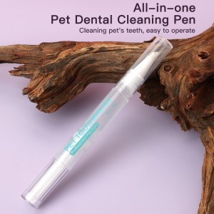 Pet Teeth Cleaning Toothbrush Pen Cat and Dog Pet Toothpaste Gel Cleaning Brush