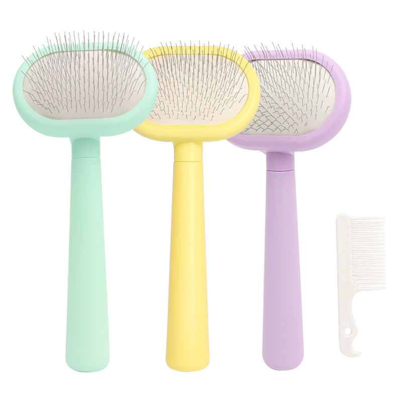 Small Pet Wire Brush Cat Dog Grooming Slicker Brush1