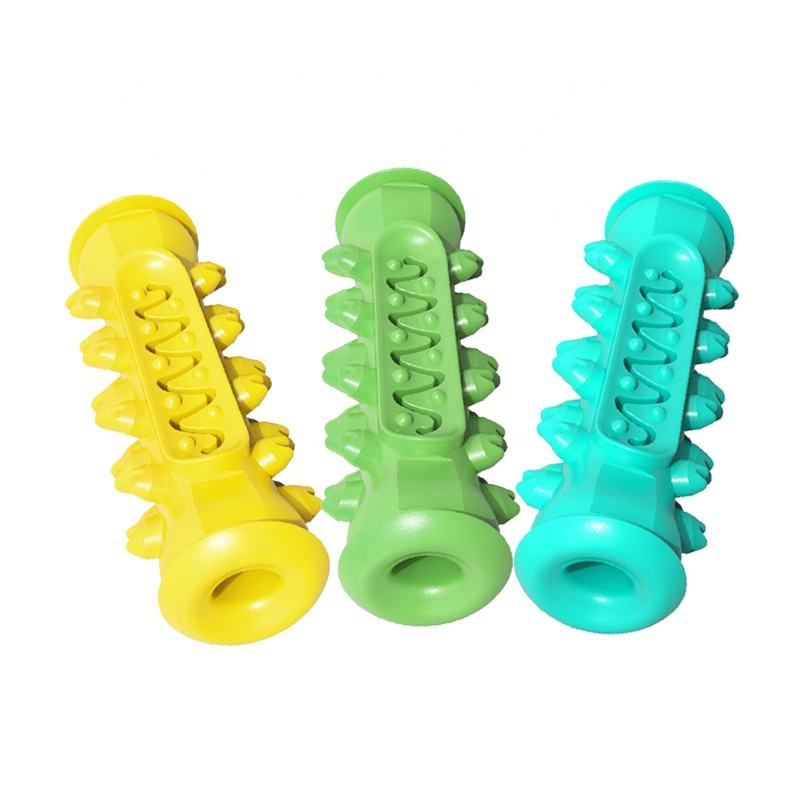 Teeth Cleaning Rubber Pet Dog Activity Toothbrush Chew Toy